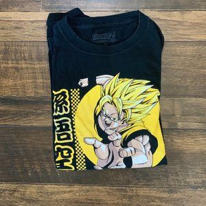 Black and yellow DBZ Checkerboard long Sleeve
